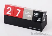 The DIY desktop calendar, desk calendar blocks