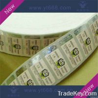 Hot stamping die cutting paper label