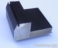 Extrusion aluminum profile with anodization black