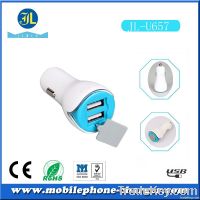 Hot selling in the EU USB car charger with the rohs certification