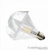 CE 220V 4W New 360 Degree Diamond LED Filament Decoration Light