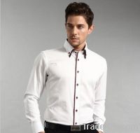 latest style model man shirt 2014 wholesale china, men's dress shirts with 100% cotton high quality