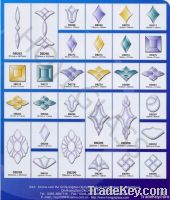 Beveled glass Tiles