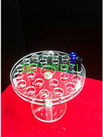 Acrylic crystal detachable E cig display stand, 