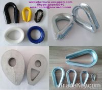 China made rigging part wire rope thimbles, electric cable thimble