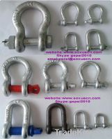 Various adjustable chain shackles, d and bow shackles