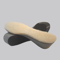 Winter foot warming wool insoles good  flexibility no stiff feeling heightening  insoles