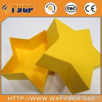 Five star shape cardboard gift box