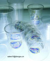 Disposable cups clear or print