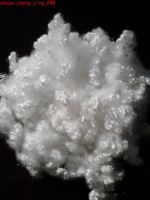 PSF 7d*64mm HCS white recycled polyester staple  fiber from China