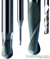 Ball nose end mill, 2/4 flutes