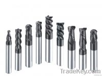 Corner Radius End Mills, 2/4 Flutes