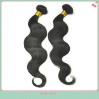 body wave 5A grade100% human hair cheap price good quality tangle free no shedding hair wxtension hair waving hair weft full cuticle