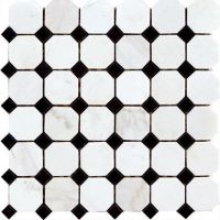 carrara white marble mosaic tile for bathroom wall 