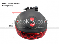Outdoor 5LED Laser Bicycle Back Lamp