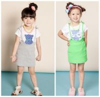 Girl's braces skirts baby girl suspender skirts