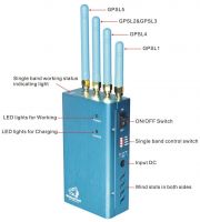 Skyblue Portable All Frequency (GPS L1/L2/L3/L4/L5) GPS Signal Jammer Blocker