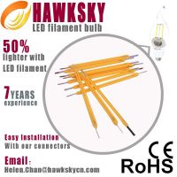 Factory directly price E27 6000k China LED filament bulbs wholesaler