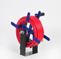 MANUAL AIR/WATER HOSE REEL W/ 50 FT  HOSE 