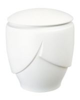 White Porcelain Cinerary Urn - Victory White
