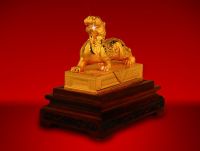 Gold mythical wild animal