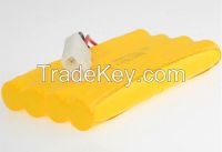 hot sale ni-cd aa rechargeable battery pack 9.6v 700mah