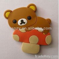 3D cute animal fridge magnet