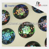 2014 popular high quality hologram brand sticker