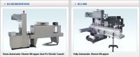 semi-automatic sleeve wrapper and pe shrink tunnel