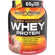 Body Fortress Super Advanced Whey Protein Powder Strawberry, 2 lb