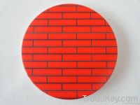 Round shape ceramic coaster