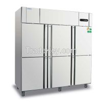 6 door upright chiller