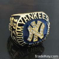 New Fashion Gold Plated Yankees Charmpionship Ring Wholesale Design