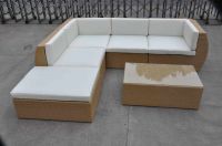 Outdoor modern PE synthetic rattan sofa