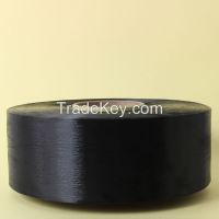 high textured polyester FDY black yarn for hand knitting(150D/48F)