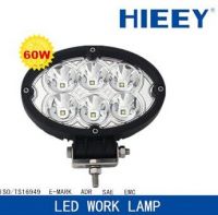 Best price 60W spot beam Truck LED Work Lights,10-30V LED WORK LIGHT,Off Road Automotive LED Work Lights