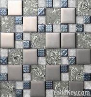 Glass mix Stainless steel  Mosaic(YA3238)