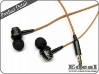 New metal earphone with mic for mobile phone