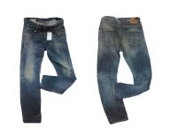 Mens Denim Crinckle