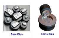 gold coin bar minting dies 