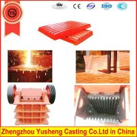 high manganese steel crusher jaw plates/jaw crusher jaw plates/jaw crusher wear plates