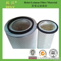 1317409 wood pulp filter paper air filter matel mesh for truck DAF/MAN