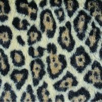 wholesale high density leopard print faux fur fabric