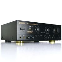 Professional AV power amplifier with USB/SD input