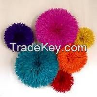 Feathered Juju Hats For Home Decor