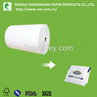 PE coated white kraft paper for sugar packaging