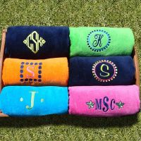 Whole sale Monogramed Beach Towel