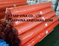 PE TARPAULIN - ORANGE COLOR - ROLL 2X100m, 6x33.3m, 8x25m, 10x20m