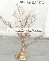 Hot selling trees for indoor wedding decoration with gold color for we