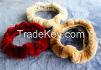 Sheepskin car steering wheel covers